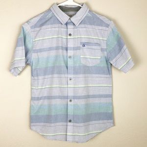 Boys Calvin Kein Jeans Button Down Shirt
